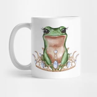 Cute frog with crown Mug